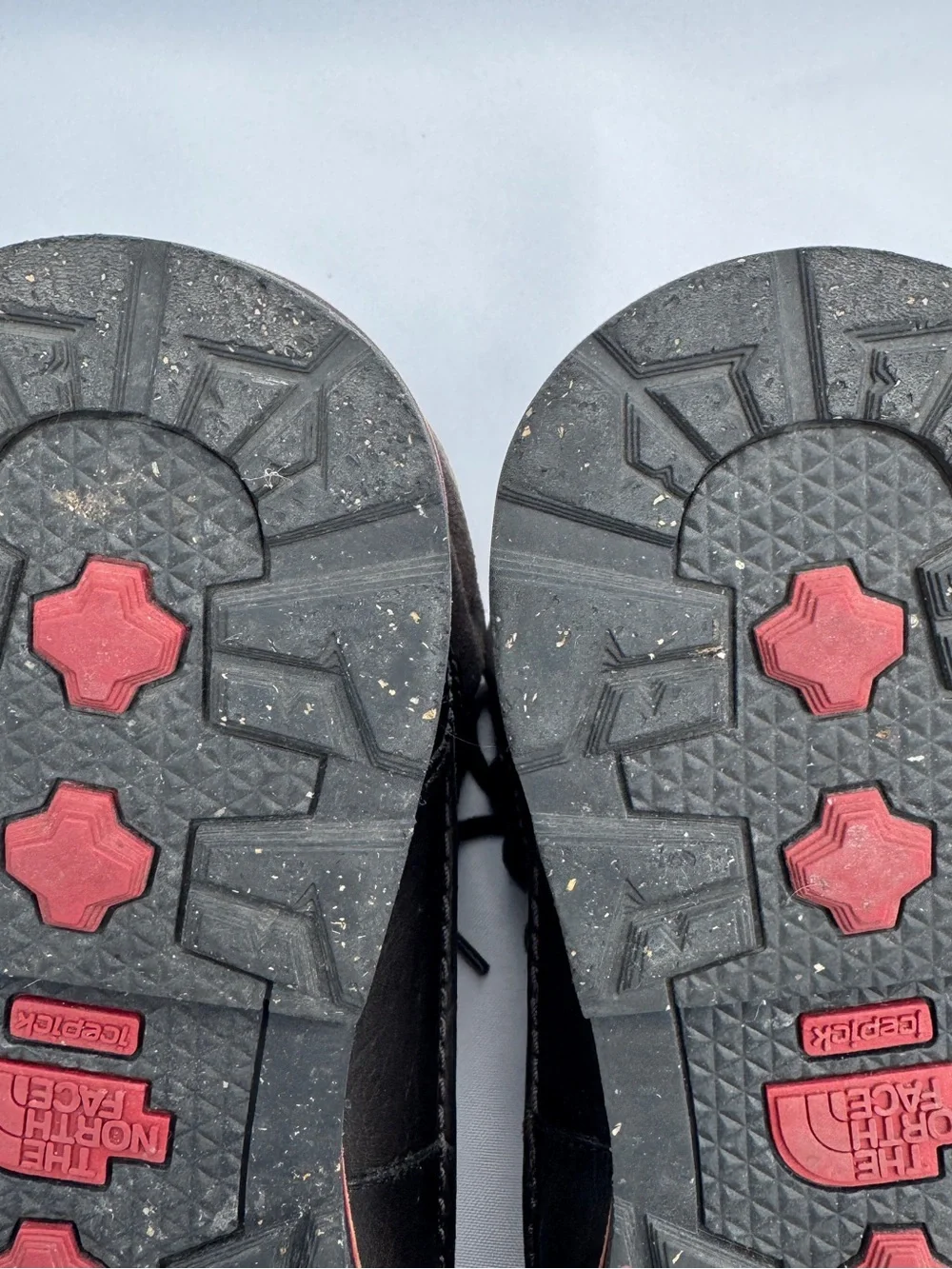 The North Face Men's Black Chukka Boots with Red Accent